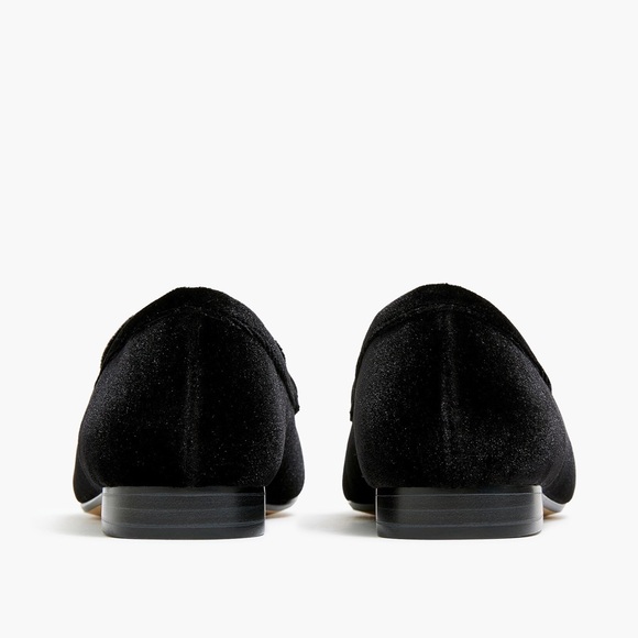 *NIB* J. Crew Velvet Bit Slip-On Loafers / Flats in Black - Picture 4 of 15